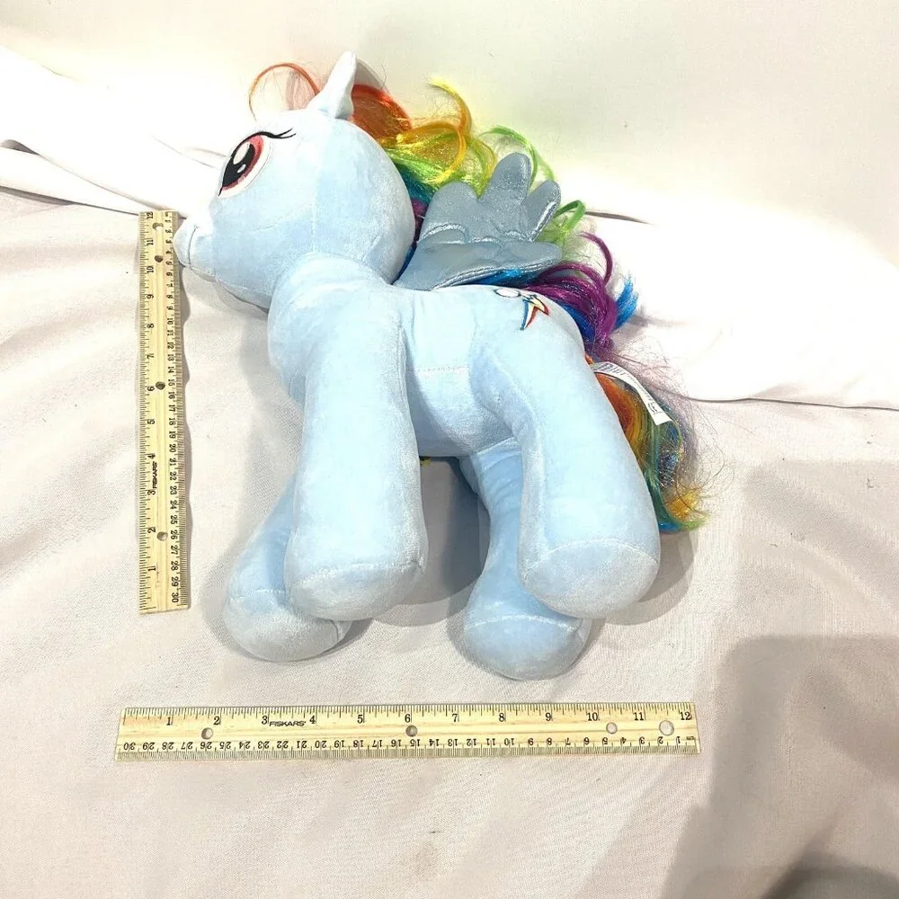 build a bear workshop‎ my little pony stuffed plush horse rainbow dash lighting